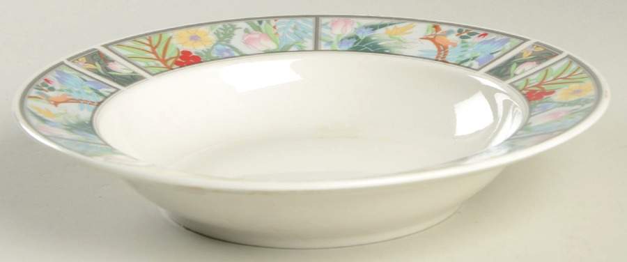 Hilary Rim Soup Bowl by Lynn's China-1