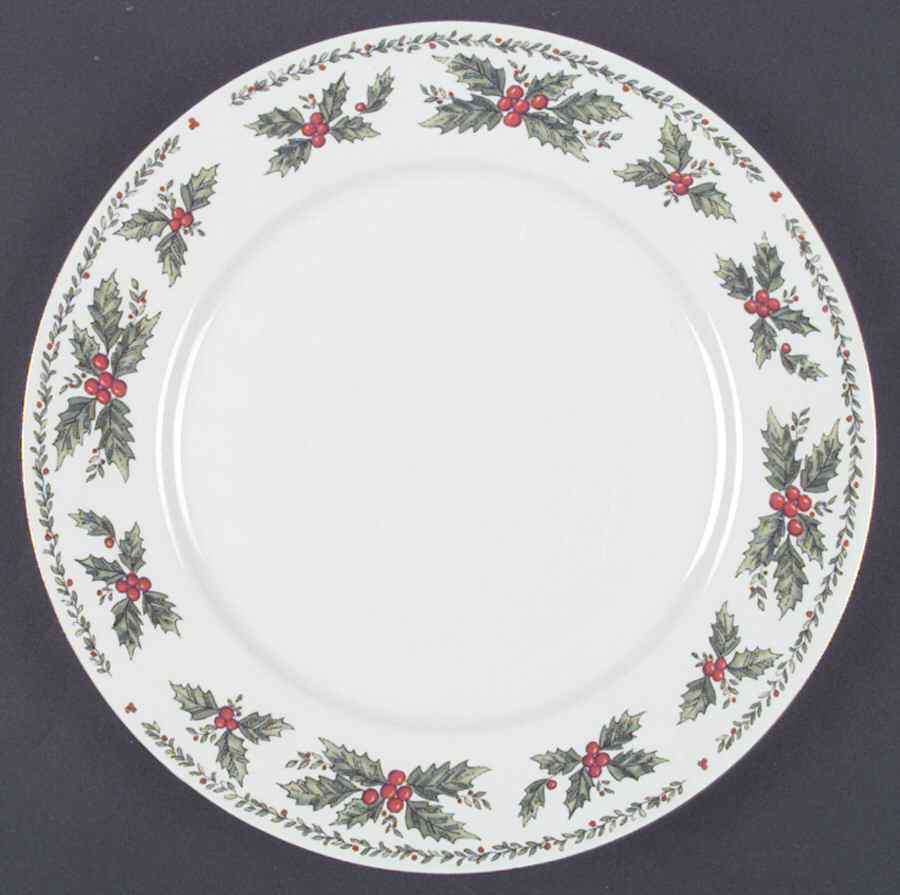 Holly Lane Dinner Plate by Lynn's China-1