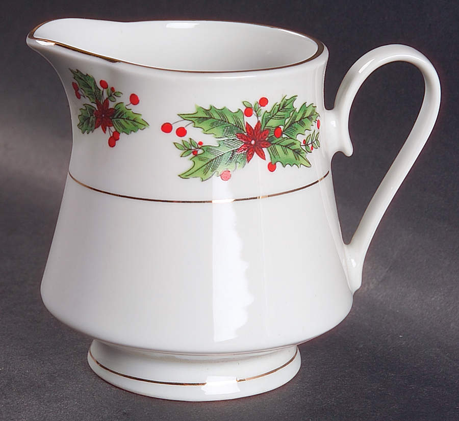 Holly Wreath Creamer by Lynn's China-1