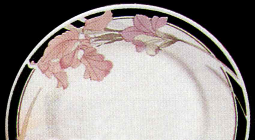 Iris Salad Plate by Lynn's China-1