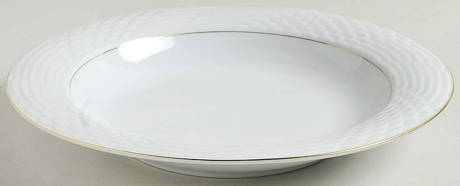Jewel Large Rim Soup Bowl by Lynn's China-1