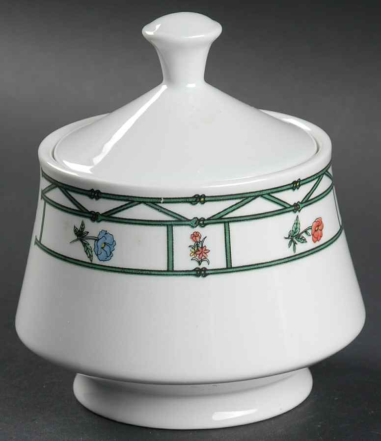 Mayflower Sugar Bowl & Lid by Lynn's China-1