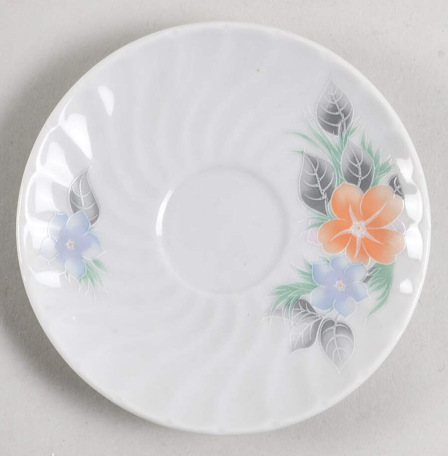 Mimosa Saucer for Demitasse Cup by Lynn's China-1