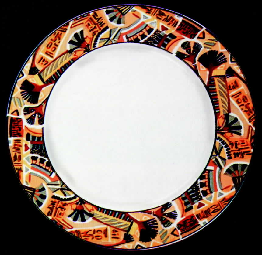Nile Dinner Plate by Lynn's China-1