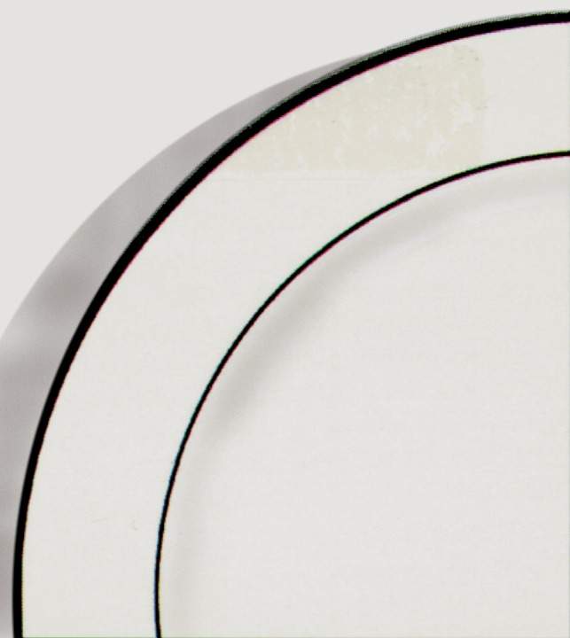 Royal Black Dinner Plate by Lynn's China-1