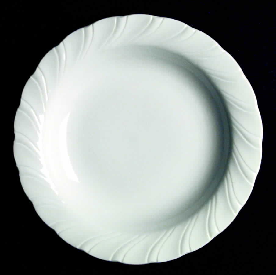 Royal Pearl Rim Soup Bowl by Lynn's China-1
