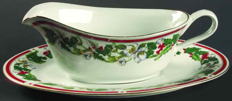 St Maria Gravy Boat & Underplate by Lynn's China-1