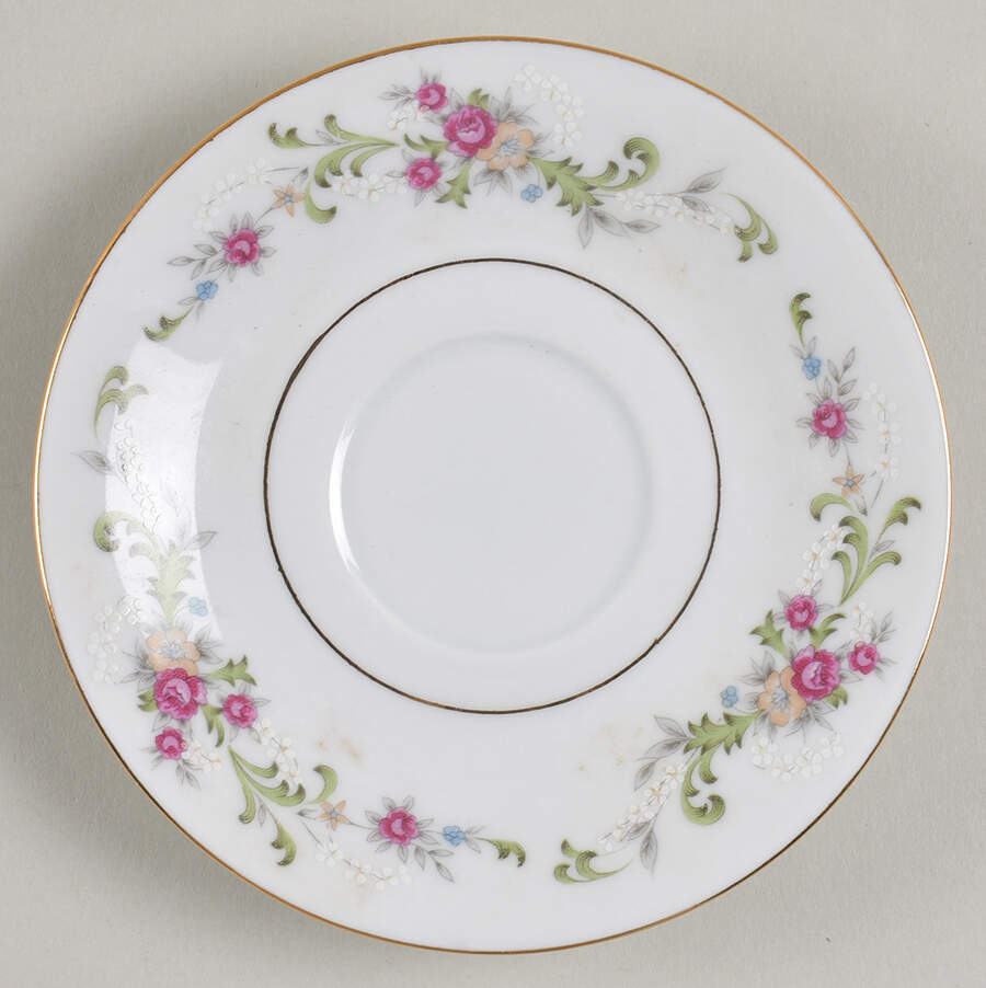 Summer Land Saucer for Demitasse Cup by Lynn's China-1