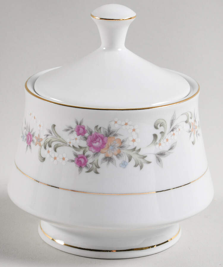 Summer Land Sugar Bowl & Lid by Lynn's China-1