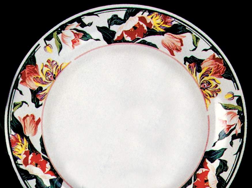 Tropical Dinner Plate by Lynn's China-1