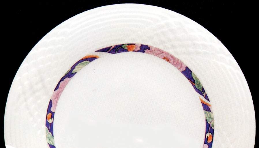 Turquoise Dinner Plate by Lynn's China-1