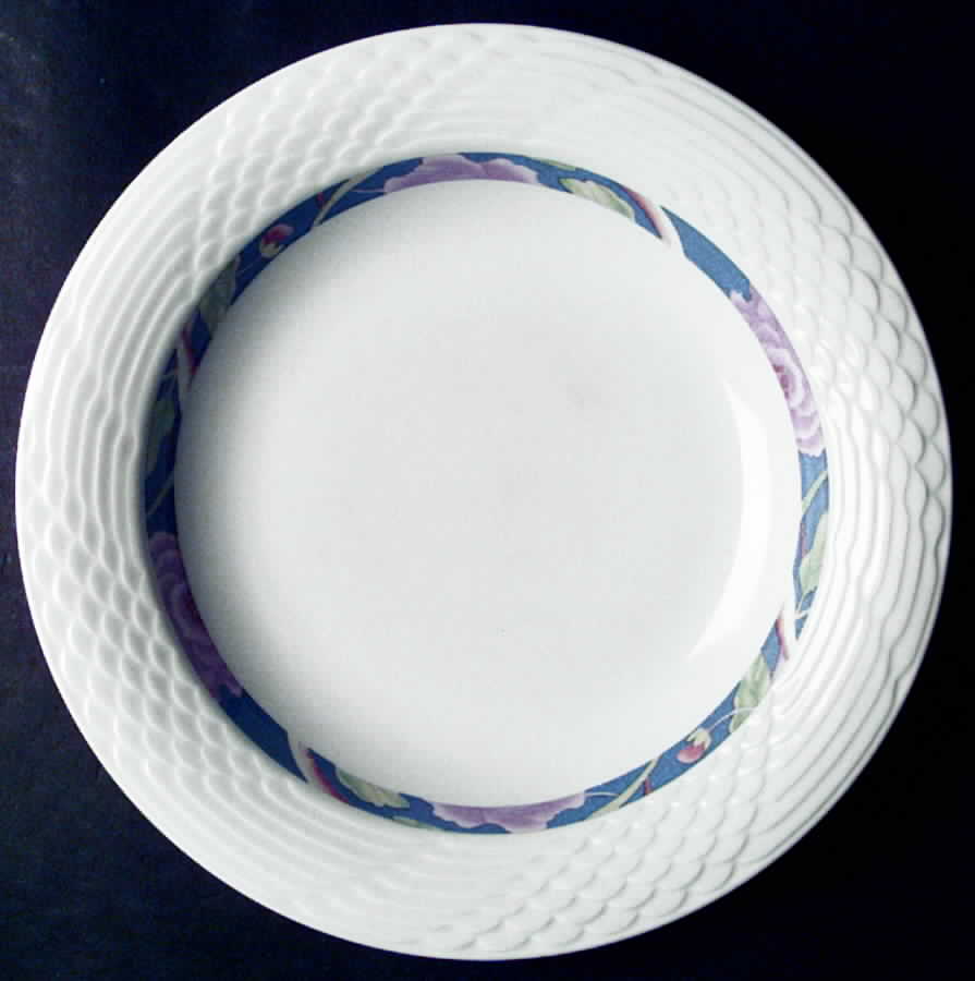 Turquoise Large Rim Soup Bowl by Lynn's China-1