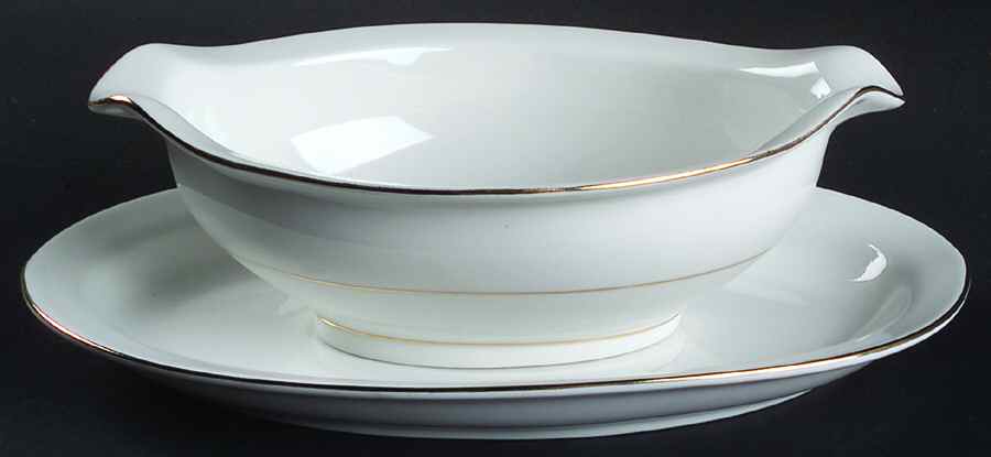 Valentine Gravy Boat & Underplate by Lynn's China-1