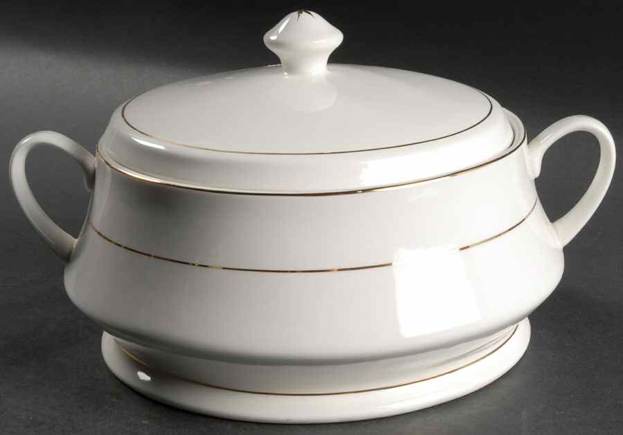 Valentine Round Covered Vegetable by Lynn's China-1