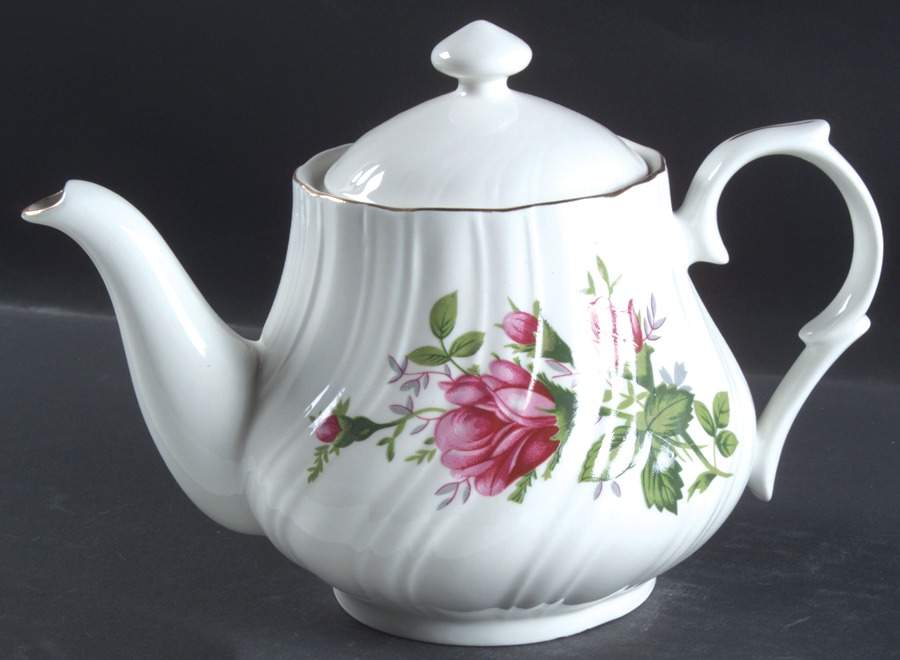 Victorian Rose Teapot & Lid by Lynn's China-1