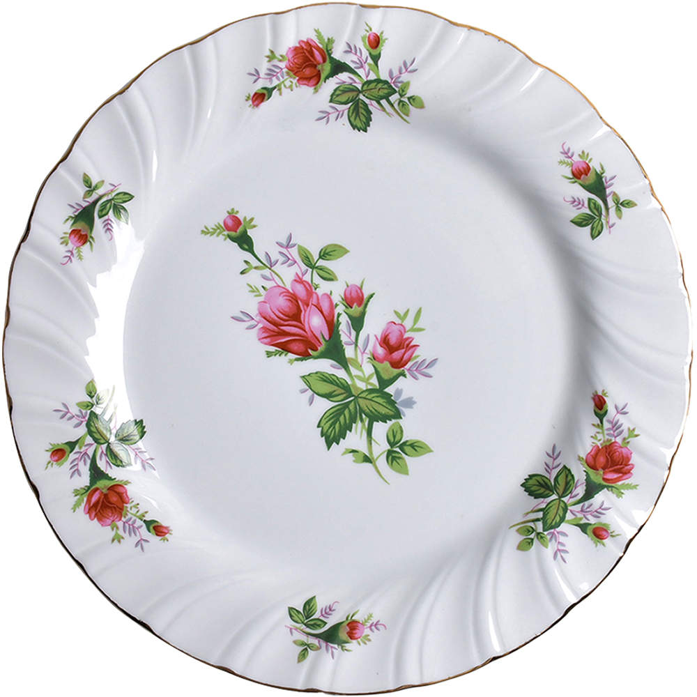 Victorian Rose Dinner Plate by Lynn's China-1