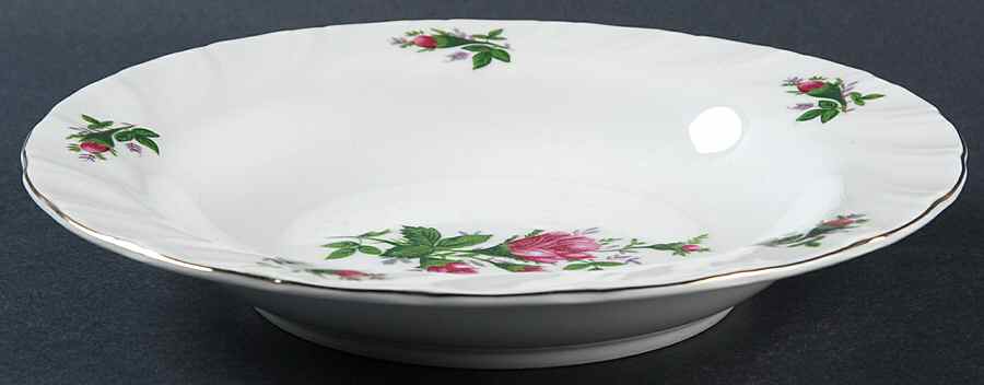 Victorian Rose Rim Soup Bowl by Lynn's China-1