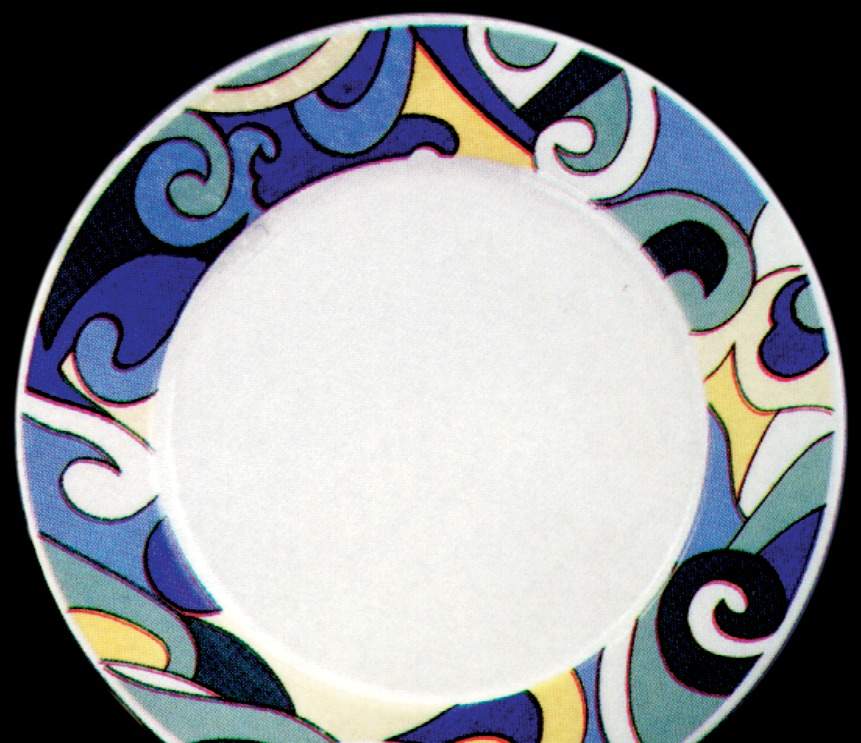 Wavy Dinner Plate by Lynn's China-1