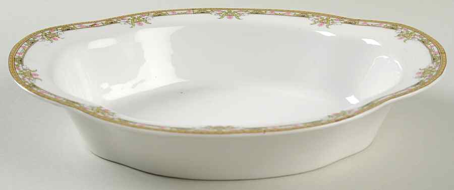 LNT12 9" Oval Vegetable Bowl by Lanternier-1