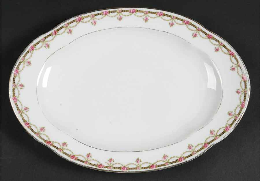 LNT24 12" Oval Serving Platter by Lanternier-1