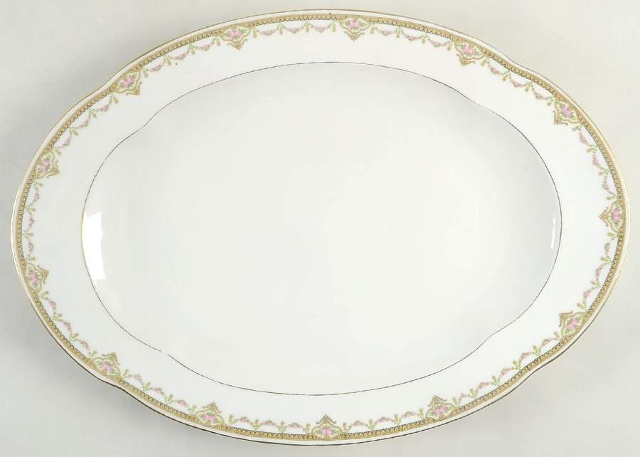 LNT25 16" Oval Serving Platter by Lanternier-1