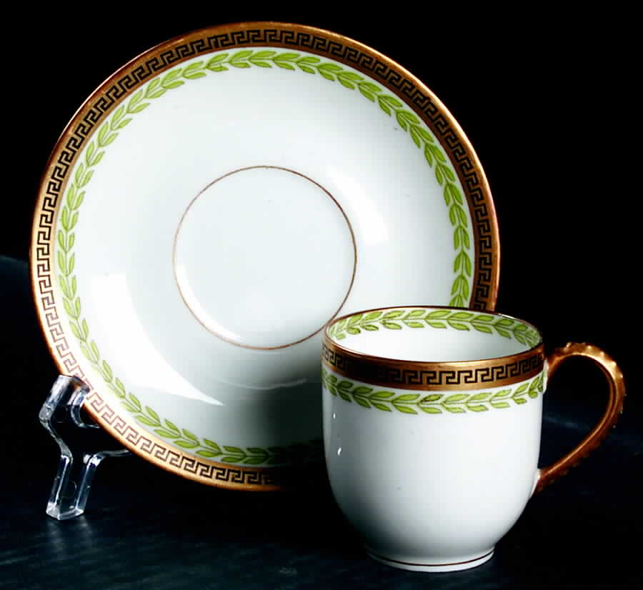 LNT3 Flat Demitasse Cup & Saucer Set by Lanternier-1
