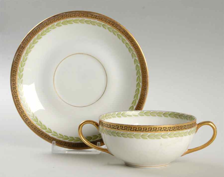 LNT3 Flat Bouillon Cup & Saucer by Lanternier-1