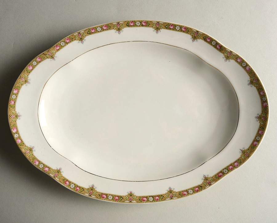 LNT39 12" Oval Serving Platter by Lanternier-1
