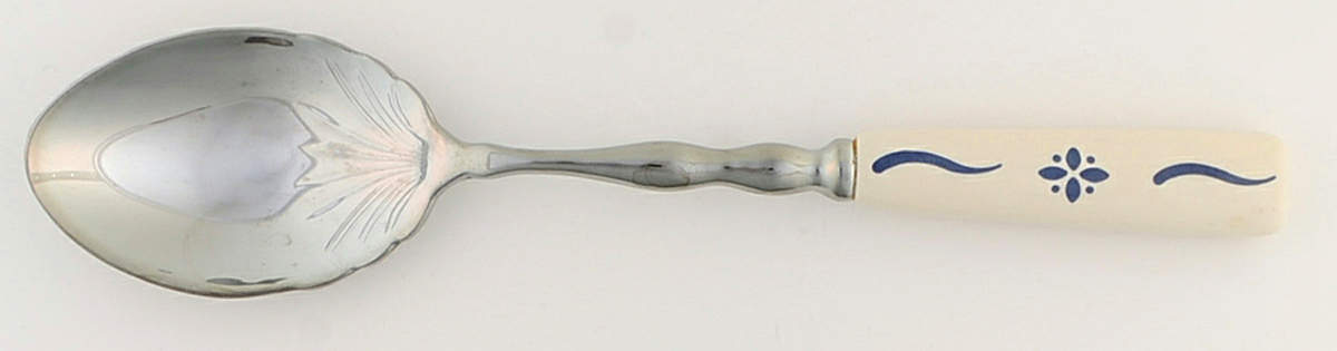 Woven Traditions Classic Blue Pasta Serving Spoon by Longaberger-1