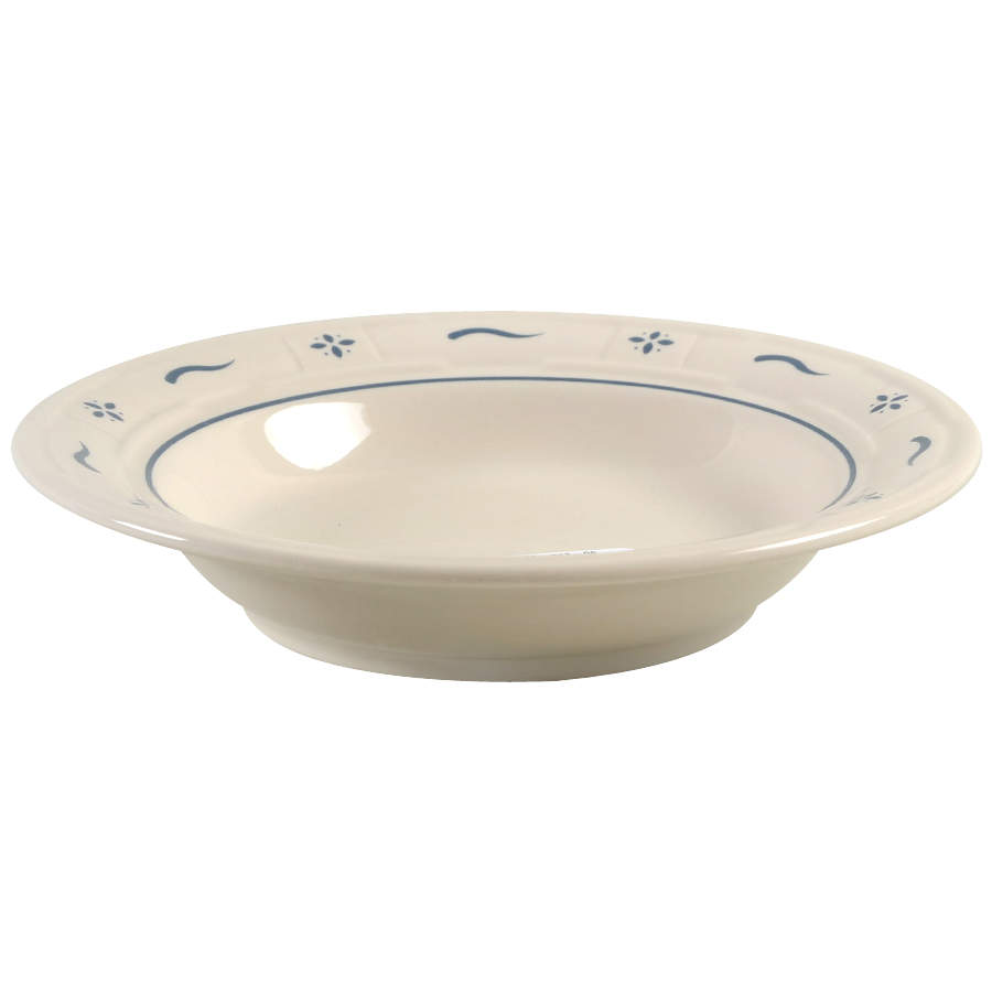 Woven Traditions Classic Blue Rim Soup Bowl by Longaberger-1