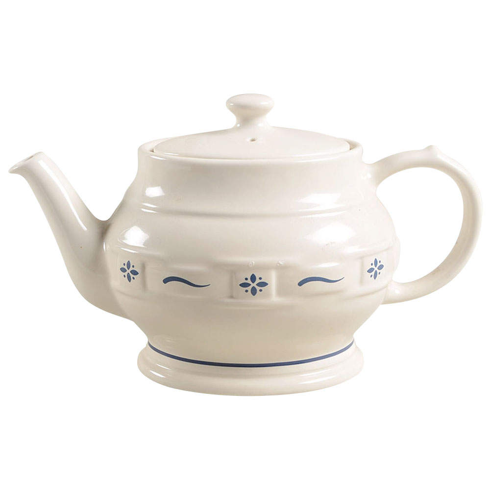Woven Traditions Classic Blue Teapot & Lid by Longaberger-1