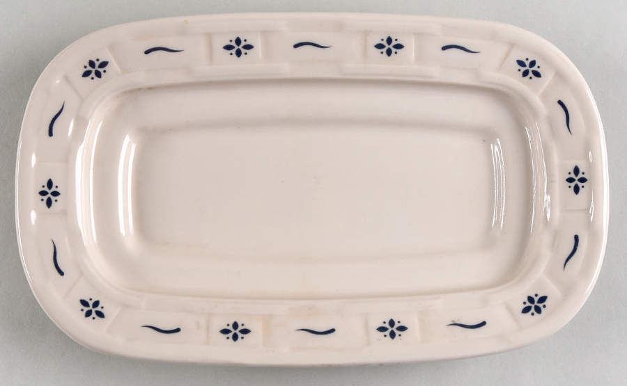 Woven Traditions Classic Blue 1/4 Lb Butter No Lid by Longaberger-1