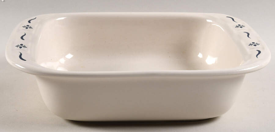 Woven Traditions Classic Blue 8" Square Baker by Longaberger-1