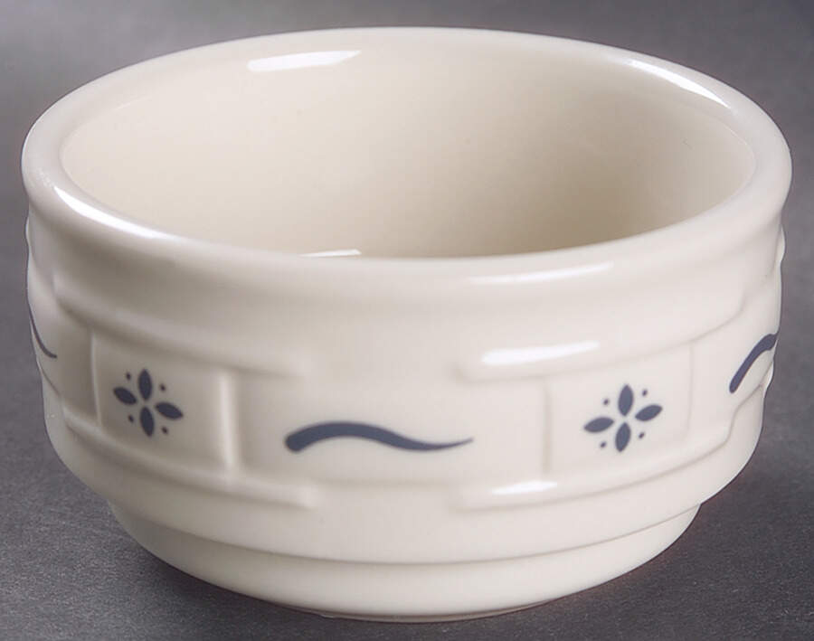 Woven Traditions Classic Blue Custard Cup/Dip by Longaberger-1