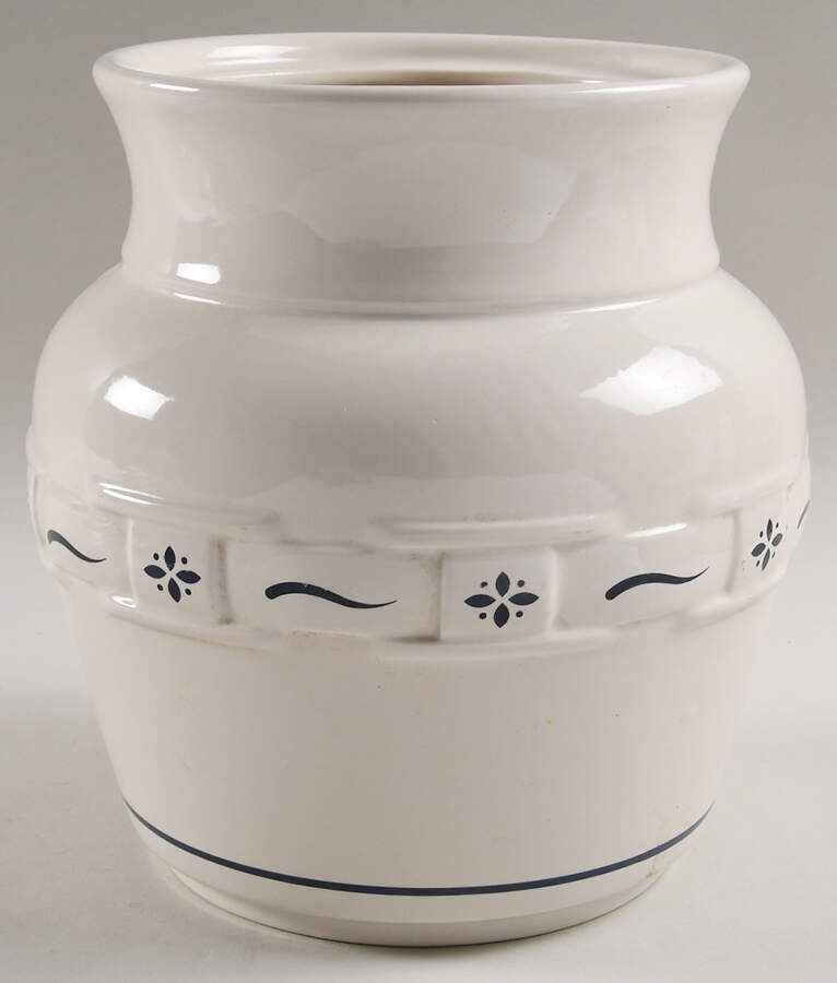 Woven Traditions Classic Blue Large Canister No Lid by Longaberger-1
