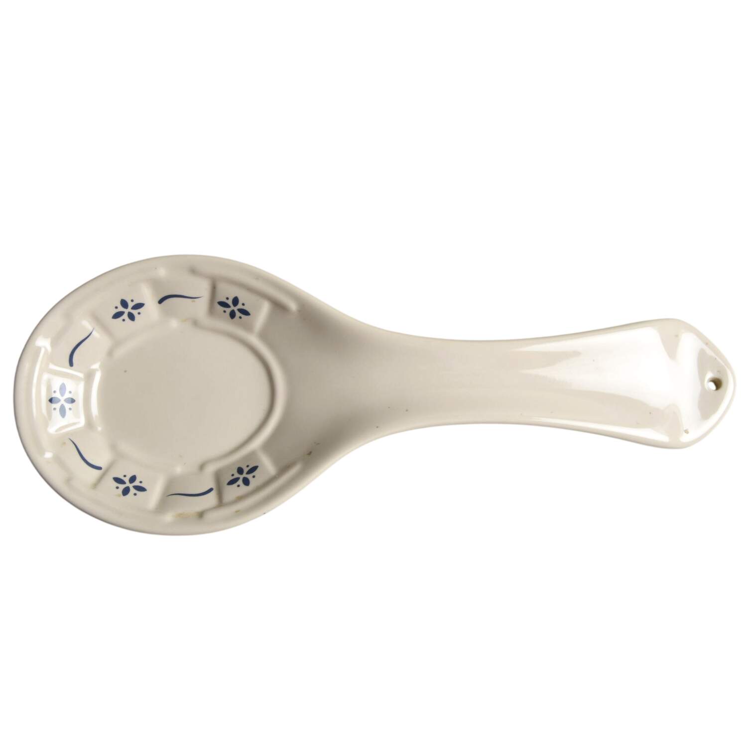 Woven Traditions Classic Blue Spoon Rest/Holder (Holds 1 Spoon) by Longaberger-1
