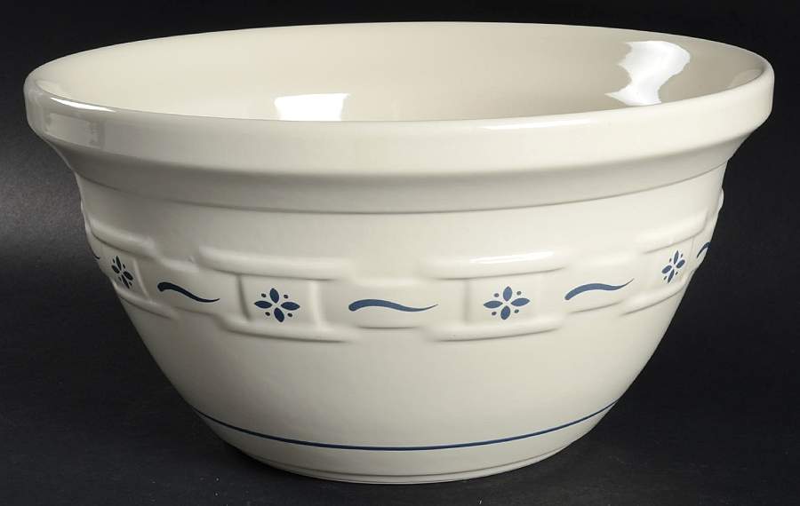 Woven Traditions Classic Blue 12" Mixing Bowl by Longaberger-1