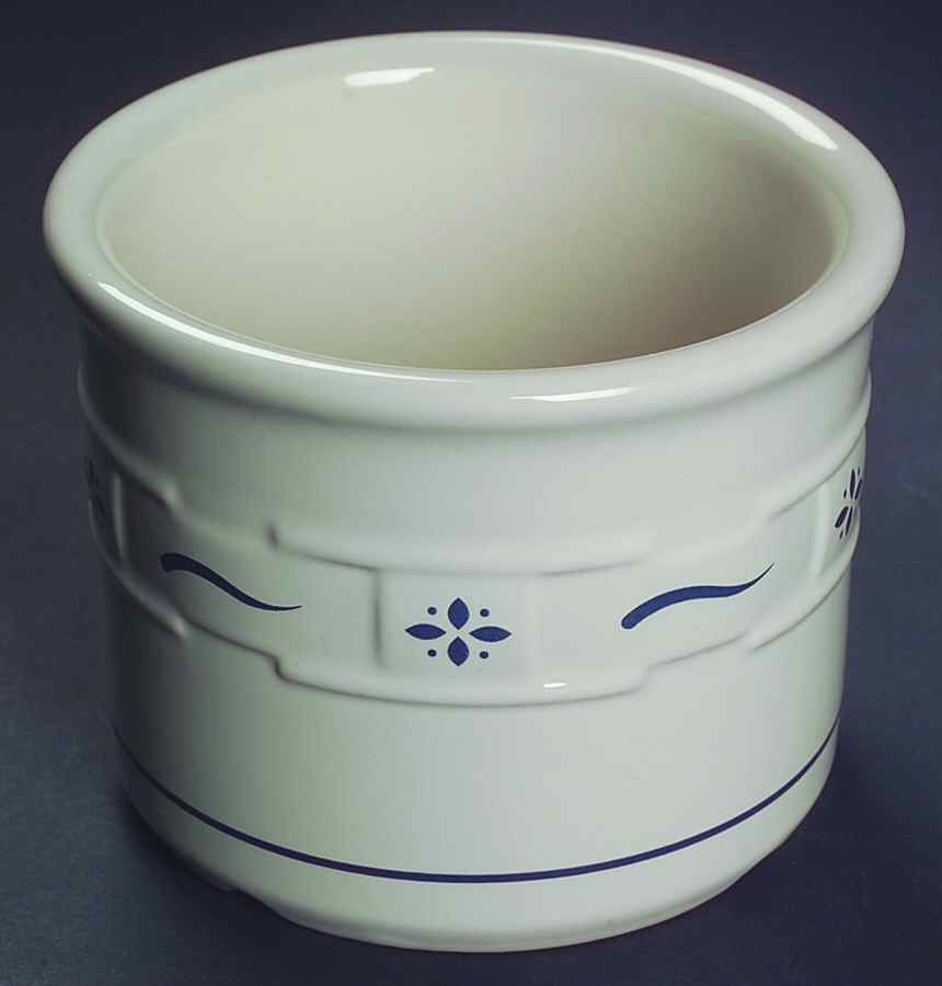 Woven Traditions Classic Blue 1 Pint Crock by Longaberger-1