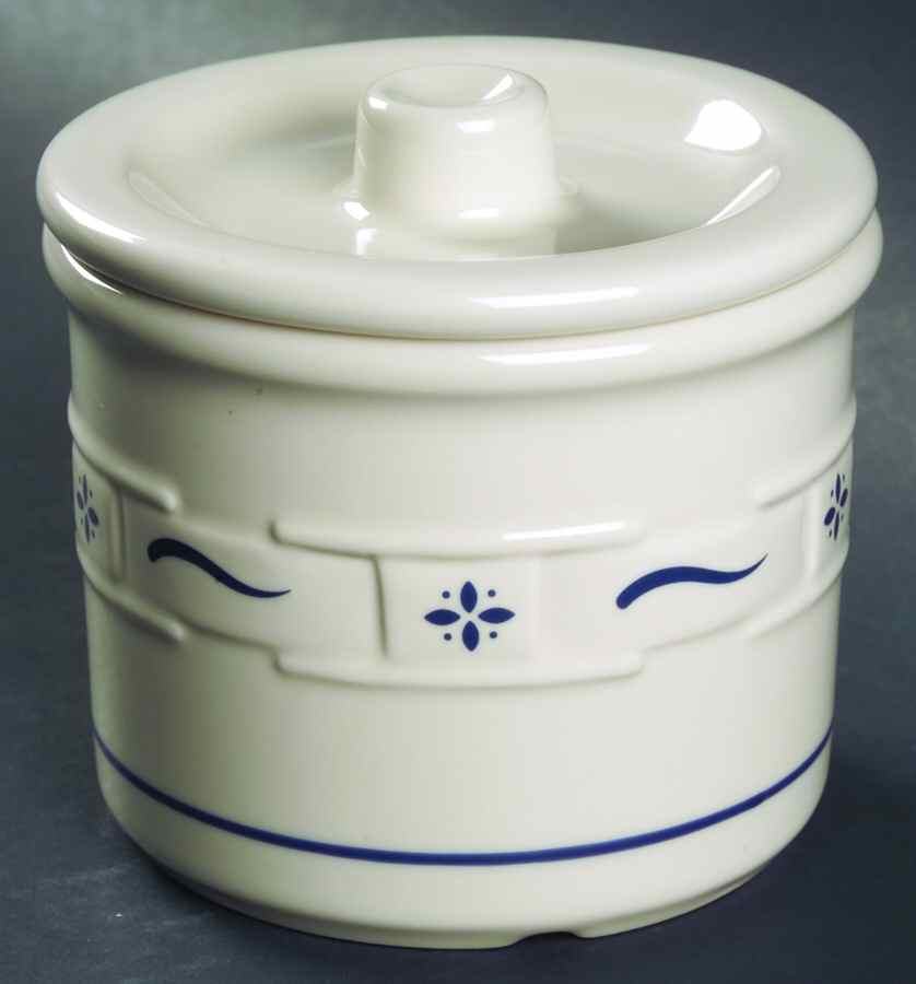 Woven Traditions Classic Blue Candy Jar & Lid by Longaberger-1