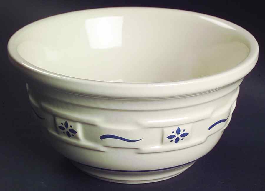 Woven Traditions Classic Blue 6" Mixing Bowl by Longaberger-1