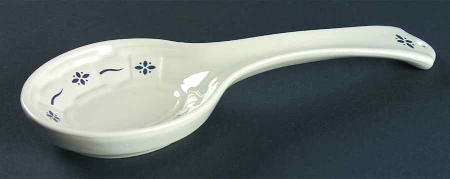 Woven Traditions Classic Blue Spoon Rest/Holder (Holds 1 Spoon) by Longaberger-1