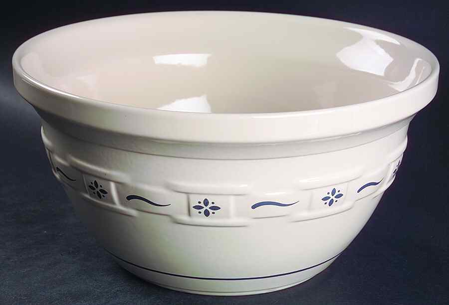 Woven Traditions Classic Blue 11" Mixing Bowl by Longaberger-1