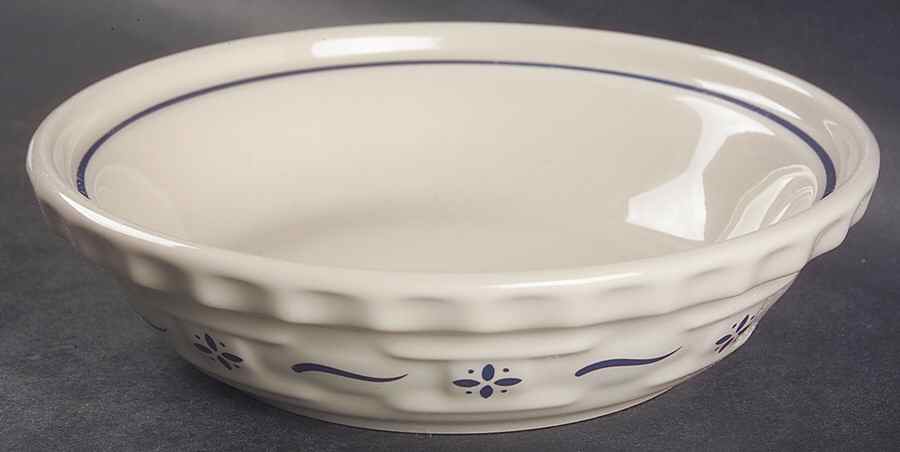 Woven Traditions Classic Blue 7" Pie Baking Plate by Longaberger-1