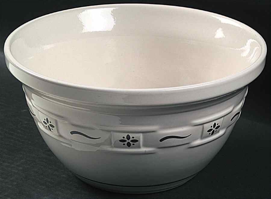 Woven Traditions Classic Blue 10" Mixing Bowl by Longaberger-1