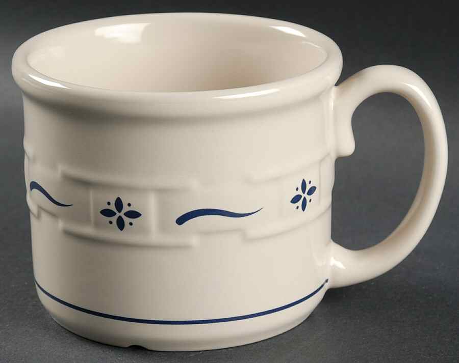 Woven Traditions Classic Blue Soup Mug by Longaberger-1