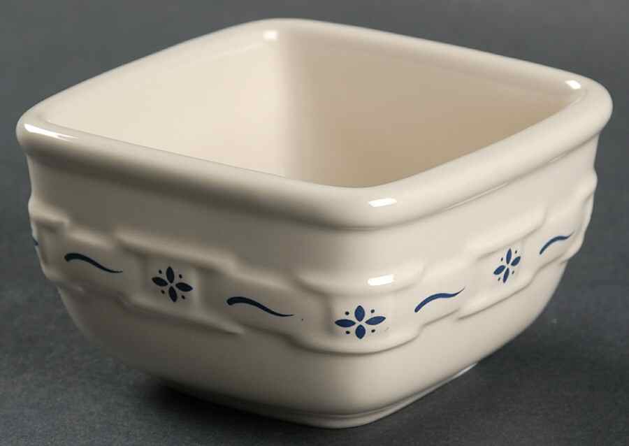 Woven Traditions Classic Blue Dessert Bowl by Longaberger-1