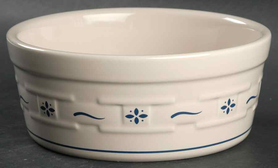 Woven Traditions Classic Blue Pet Bowl by Longaberger-1
