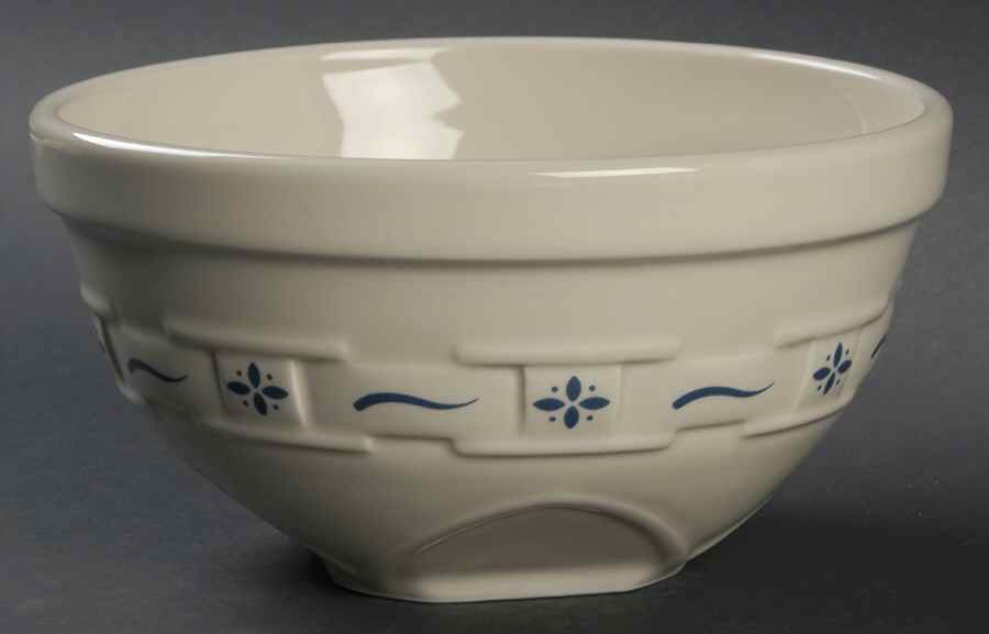 Woven Traditions Classic Blue 8" Mixing Bowl by Longaberger-1