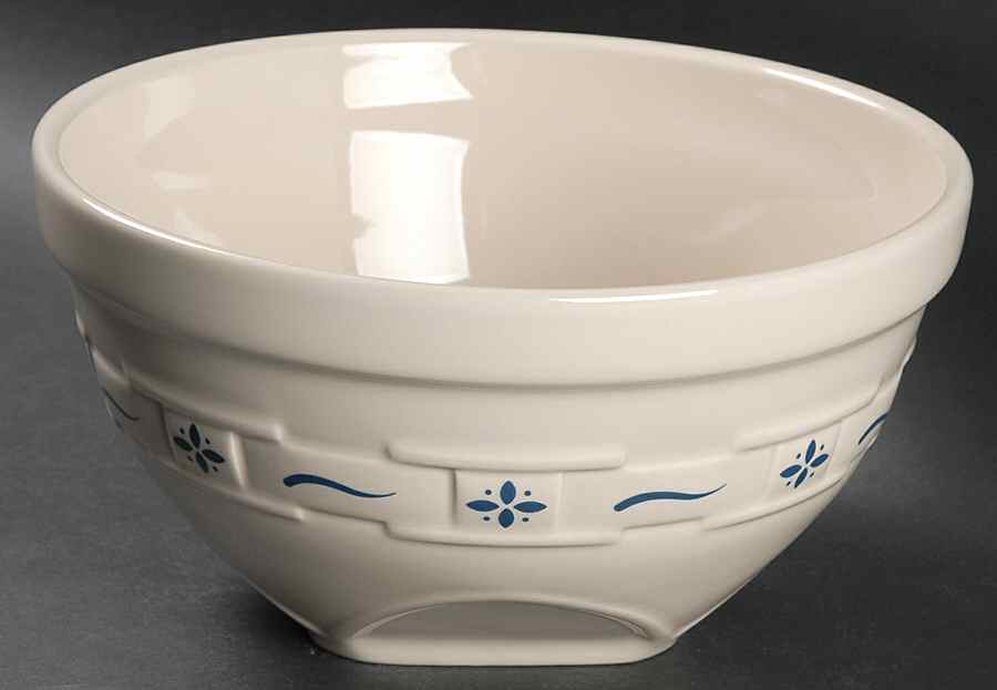 Woven Traditions Classic Blue 9" Mixing Bowl by Longaberger-1