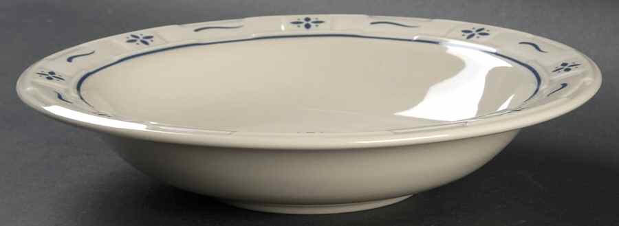 Woven Traditions Classic Blue 9" Individual Pasta Bowl by Longaberger-1